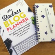 Books for Bloggers: The Badass Blog Planner Giveaway