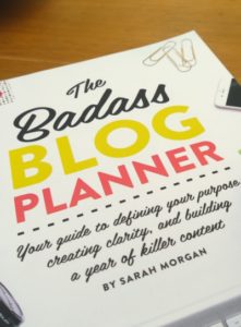badass blog planner portrait