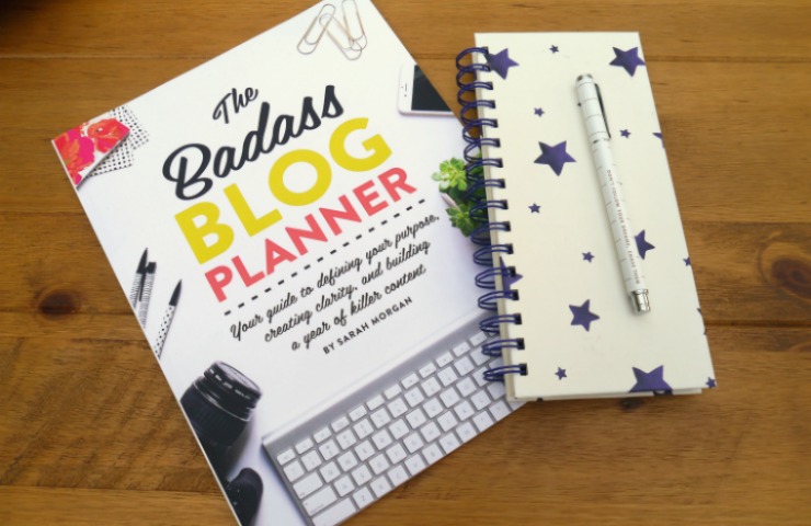 The badass blog planner by Sarah Morgan