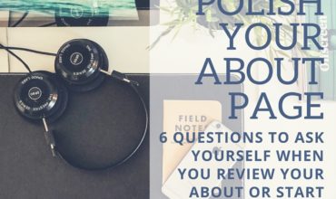 How to polish your about page